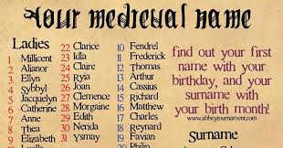 Another of the famous people with the last name wright is jeffrey wright. What Is Your Medieval Name According To Your Birthday Uncommon Words Knight Name Generator Names
