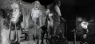 This ghost is shifting in appearance, seeming to be there and not be there at the same. The Many Ghosts Of A Christmas Carol Marley Horror Land The Horror Entertainment Website