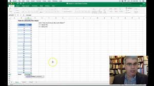 How To Calculate Means Averages On Excel 2016 For Mac Youtube
