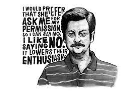 Ron Swanson Parks Rec Jillian Kaye Art Parks And Rec Quotes Parks N Rec Parks And Rec Memes