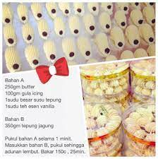 Jumpa resepi biskut cornflakes rangup, sedap, mudah sukat guna cawan. Biskut Untaian Kasih Favorite Cookie Recipe Resepi Cookies Cookie Recipes