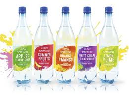 Packaging, unique names of product, design, taste, price, etc. Tesco Flavoured Water Flavored Water Water Packaging Bottle Packaging