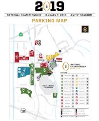 Cfp Parking Map Levis Stadium