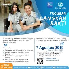 Prasetyadi dan direktur sumber daya manusia, bpk. Lowongan Kerja Loker Sma D3 S1 Pt Jasa Raharja Bandung Agustus 2019