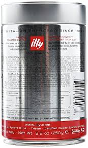 Illy classico is a medium roast ground coffee for espresso lovers. Illy Classico Espresso Ground Coffee Medium Roast Classic Roast With Notes Of Chocolate Caramel 100 Arabica Coffee Pour House Coffees