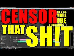 How To Censor Swear Words In Adobe Premiere Free Censor Beep Download Youtube Words Censored Swear Word