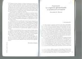 Tu podrías compartirme el libro un servicio al jefe te dejo mi correo beatrizelenagaticacampos@gmail.com o. La Urgencia Generalizada Belaga Pdf Pdf Txt