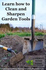 This is a big deal for me because my father always kept our knives very sharp and he had a variety of tools to help him do that. Cleaning And Sharpening Garden Tools For Easier Gardening