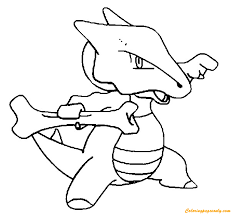 Kids just love coloring their coloring book. Marowak Pokemon Coloring Pages Cartoons Coloring Pages Coloring Pages For Kids And Adults