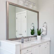 Make a farmhouse style diy mirror frame for your plain clip bathroom mirror. Diy Mirror Frame Ideas Bathroom Mirror Ideas Mirrormate