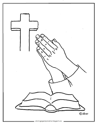 Praying Hands Cross Bible Bible Coloring Pages Coloring Pages Bible Verse Coloring Page