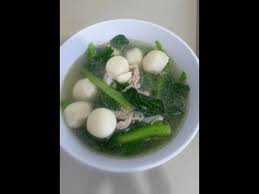 Ff seaglow fish balls special 250g. Vegetable Soup With Fish Ball Recipe Sup Sawi Sayur Bening Resepi
