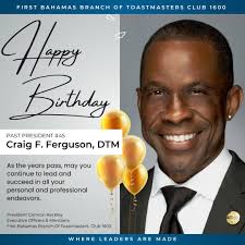 Happy Birthday to Toastmaster Kenny Mackey