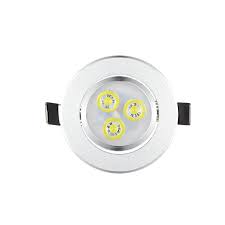 Silver Led Ceiling Recessed Down Light Fixture Lamp Super Bright Lights Indoor Lighting Warm White Walmart Com Walmart Com