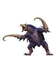 Hook Horror The creature is scaled to be a large creature in dnd terms. hook horror