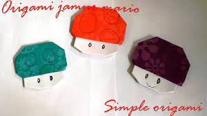 Maybe you would like to learn more about one of these? Cara Membuat Origami Jamur Origami Mario Mushroom Instructions Youtube