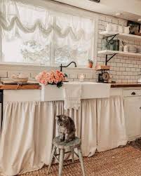 Country style curtains frame a window and pull together a room like no other décor. The Top 50 Best French Country Kitchen Ideas Interior And Home Design