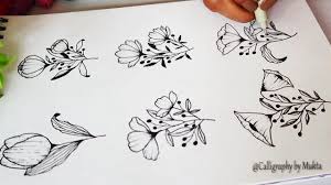 ▻ used things ▭▭▭▭▭▭▭ 1. Easy Flower Doodles For Practice Step By Step Flower Drawing For Begi Flower Drawing Flower Doodles Drawing For Beginners