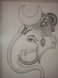 Pin By Shweta Kumar On God Ganesha Drawing Art Drawings Simple Art Drawings Sketches Simple