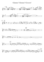 Gimme, gimme, gimme (narada michael walden song). Gimme Gimme Gimme A Man After Midnight Sheet Music For Clarinet In B Flat Solo Musescore Com