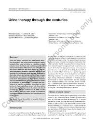 Applying urine on the scalp may reduce hair fall since it strengthens hair follicles and causes the hair to become healthier. Pdf Urine Therapy Through The Centuries