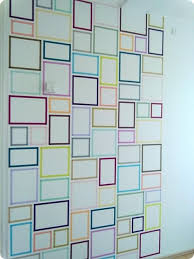 Idees Deco Avec Du Masking Tape Masking Tape Deco Murale Idee Deco Et Tape Art