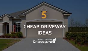 Design ideas for a large classic back driveway full sun garden in new york with a garden path and gravel. 5 Great Cheap Driveway Ideas Uk Suttoncoldfield Driveways