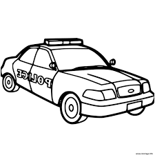 Ce dessin a été mis à la disposition des internautes le 07 février 2106. Coloriage Voiture De Police Maternelle Americaine Dessin Police A Imprimer