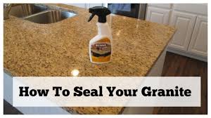 The idea is to clear out the daily dirt, debris, and dust that comes from regular usage. How To Seal Your Granite Granite Countertop Care Youtube