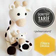 Amigurumi Zurafa Cingirak Tarifi 2020 Zurafa Bebek Dugun Bebek Emzikleri