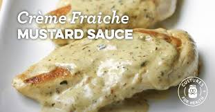 Creme Fraiche Mustard Sauce Recipe Recipe Cream Fraiche Recipe Fresh Recipes Dinner Recipes