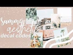 Hey y'all, here's a video requested by maria medina! Summer Aesthetic Decal Codes Roblox Youtube Bloxburg Decal Codes Bloxburg Decals Coding