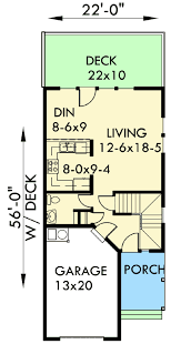 Each unit gives you 1,449 square feet of finished living space (609 square feet on the main floor and. Duplex House Plan With Walkout Basement 38010lb Architectural Designs House Plans