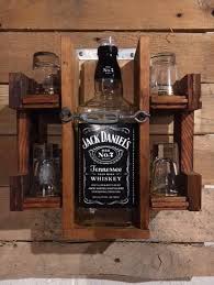 Cool stones whiskey stones and whiskey glass gift boxed set. Barn Board Liquor Shelf And Shot Glass Holder Jameson Jack Daniels Vodka Liquor Shelf Shot Glass Holder Glass Bottle Diy
