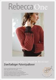 Bunte streifen sind eine einfache methode, um gestrickte stücke lebendiger zu strickmuster für socken: Strickanleitung Zweifarbiger Patentpulli Rebecca