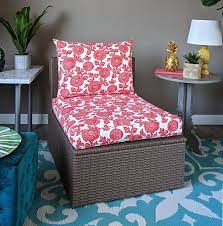 Ikea Outdoor Slip Cover Ikea Cushion Covers Custom Ikea Decor Bespoke Arholma Covers Floral Coral Red Ikea Decor Ikea Outdoor Ikea Outdoor Furniture