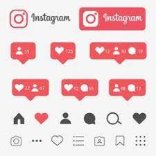 Instagram Icons Social Media Icon Set Share App Web Digital Collection Linked Phone Comment Colour Symbol O Instagram Logo Instagram Symbols Instagram Icons