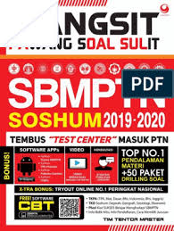 Mar 01, 2021 · tenang, masih ada kesempatan masuk perguruan tinggi melalui jalur lainnya. Candys Wangsit Pawang Soal Sulit Sbmptn Soshum 2019 2020 Dedi Gunarto Pdf