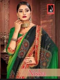 JALNIDHI PRESENTS NISHA 1001 TO 1008 SERIES FANCY VICHITRA SAREES  COLLECTION WHOLESALE RATES N629