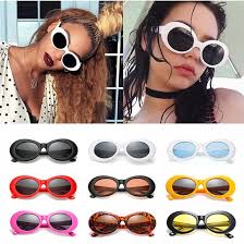 Mysticor - Oval Retro 90S Round Tinted Clout Goggles Sunglasses - Cramilo  Eyewear - Stylish & Trendy Eyewear