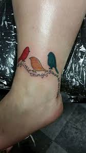 3 Birds On A Branch Tattoo 30 Three Little Birds Tattoo Ideas September 2020 Little Bird Tattoos Bird Shoulder Tattoos Bird Tattoo Neck