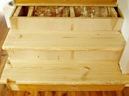 You've been going up and down those stairs in your house for years, so it's beech stair treads: How To Make Wood Stairs Treads For Cheap Simply Swider Diy Wood Floors Wood Stair Treads Foyer Decorating