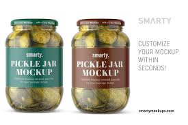 Download Pickle Jar Mockup Pickle Jars Olive Jar Packaging Mockup