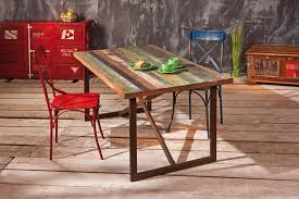 Unikat Esstisch Kuchentisch Shabby Chic Metalltisch Rostig Bunt Recycling Holz In Garten Terrasse Mobel Tische Eba Holzesstische Esstisch Grosser Esstisch