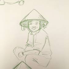 Vietnamese Farmers Vietnam Sketchbooksummer Sketchbook Sketchbooking Drawing Pencilsketch Drawdaily Sketchdaily Dailysketch Drawings Sketch Book Art