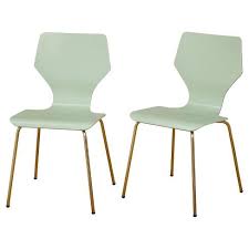Set Of 2 Enna Dining Chairs Mint Angelo Home Dining Chairs Dining Chair Set Chair Set