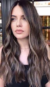 The ends are highlighted in blonde, and the appearance is cold, cool but very attractive. Gorgeous Hair Colour Trends For 2021 Ash Blonde Highlights