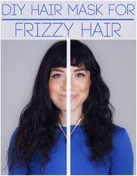 Diy Hair Mask For Frizzy Hair 1 Sliced Banana 2 Tbsp Plain Yogurt 1 Tbsp Honey Hair Care Hair Mask Hair Treatment