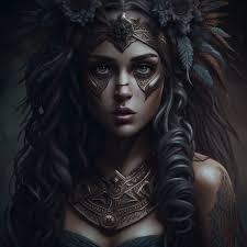 Greek Goddess Tattoo Sleeve in Dark Realism