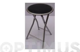 Perfecto para tu cocina o baño. Taburete Plegable Negro Mesas Y Sillas De Cocina Ferreteria Camps